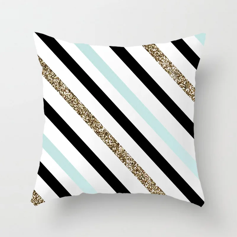 Наволочка для подушки наволочка клетчатая Геометрическая цветная новая