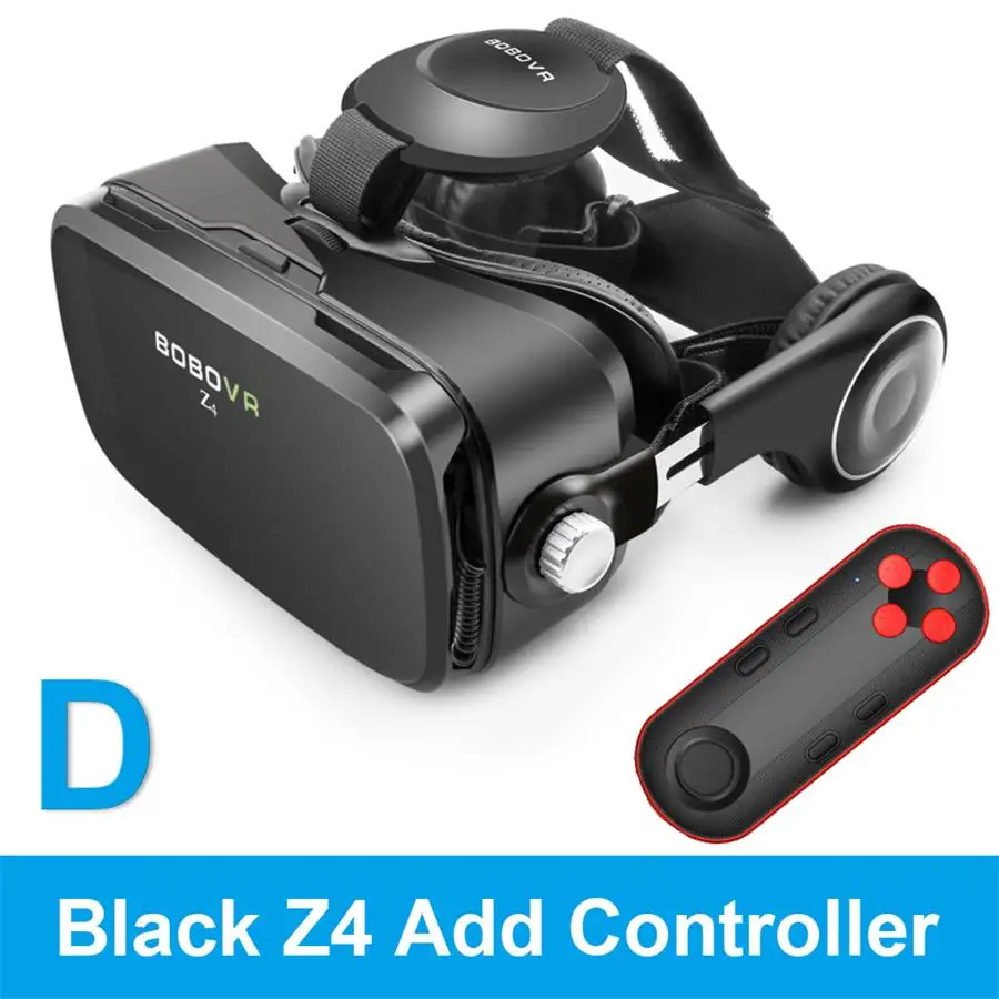 Z4-BK-051 Очки виртуальной реальности VR КОРОБКА BOBOVR Z4 VR 3D очки Виртуальной Реальности реальность google Картон мини 2.0 бобо vr гарнитура Для 4.3-6.0 смартфон очки виртуальной реальности - Цвет: Z4-BK-051
