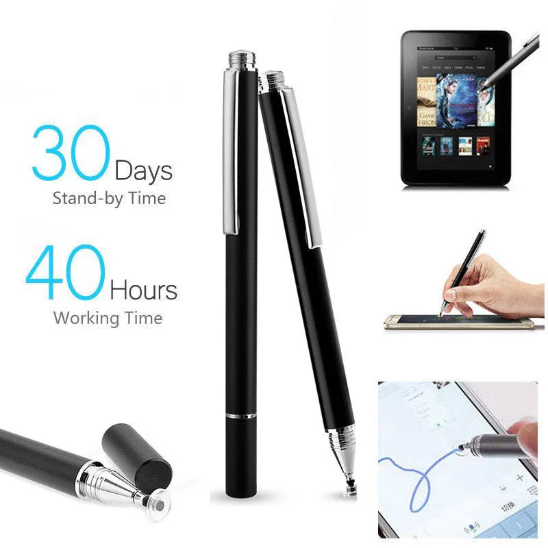 Тонкий емкостный стилус для сенсорного экрана для iPhone 5 6 6s plus iPad samsung Phone Tablet
