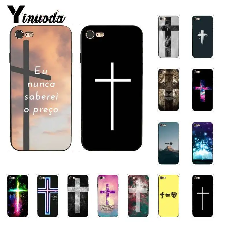 Yinuoda Библия Иисус Христа христианский крест Новый чехол для телефона iPhone 8 7 6 6S 6Plus