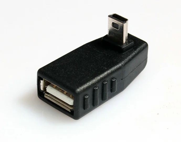 Адаптеры OTG 90 градусов вверх Переходник USB мама мини папа для автомобиля AUX