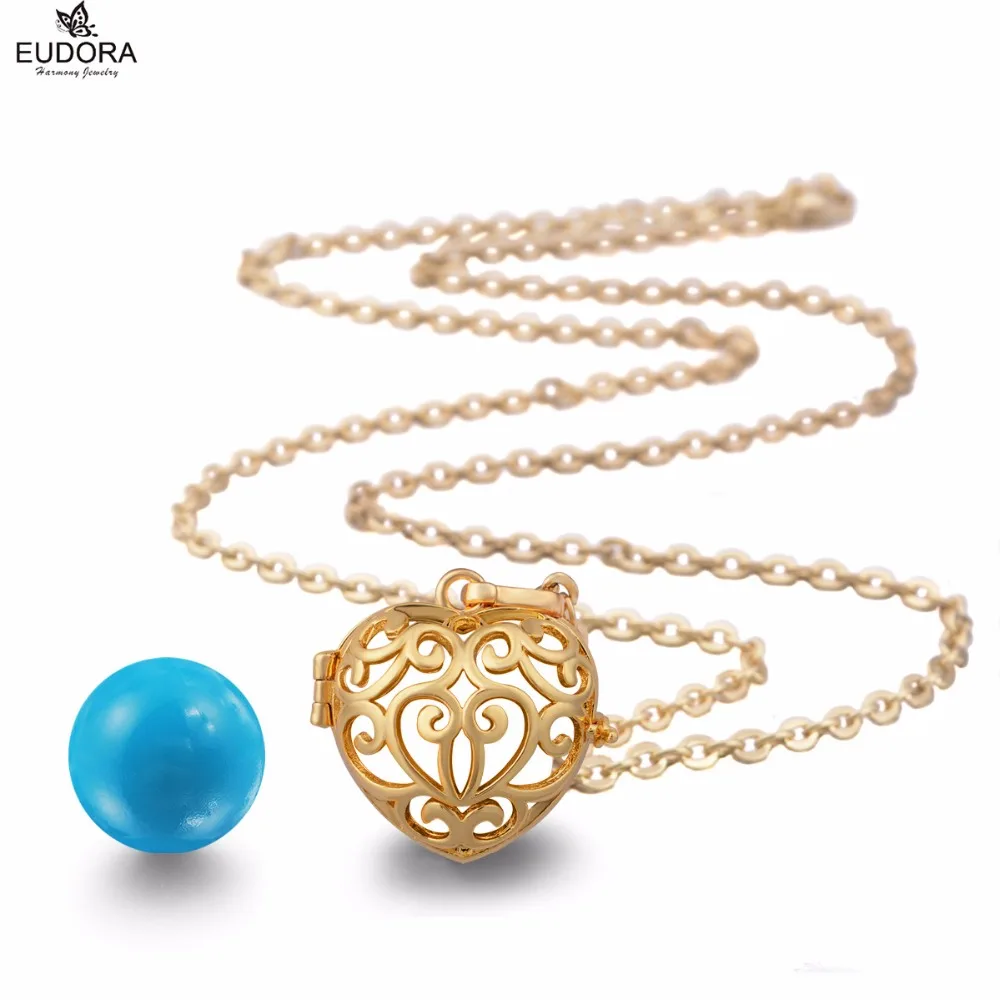 Розничная продажа подвеска в форме сердца золотого цвета гармония искусственная