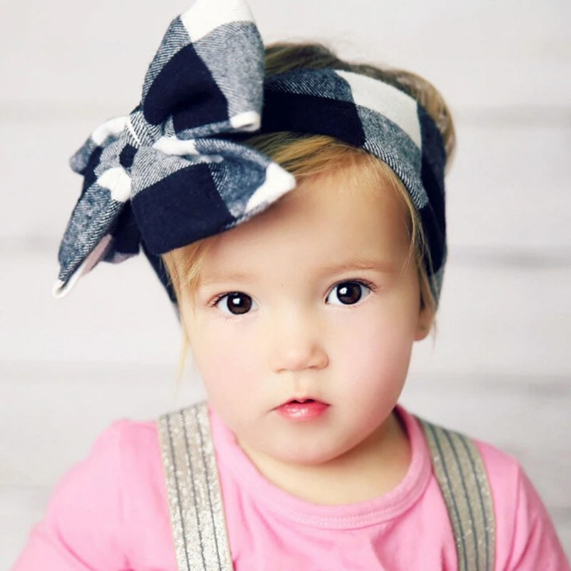 Children Infant Girl Hair Band Stripe Bow Ribon Ring Circle Branch Hairband Baby Handband Headwear Hairwear Accessory | Детская одежда