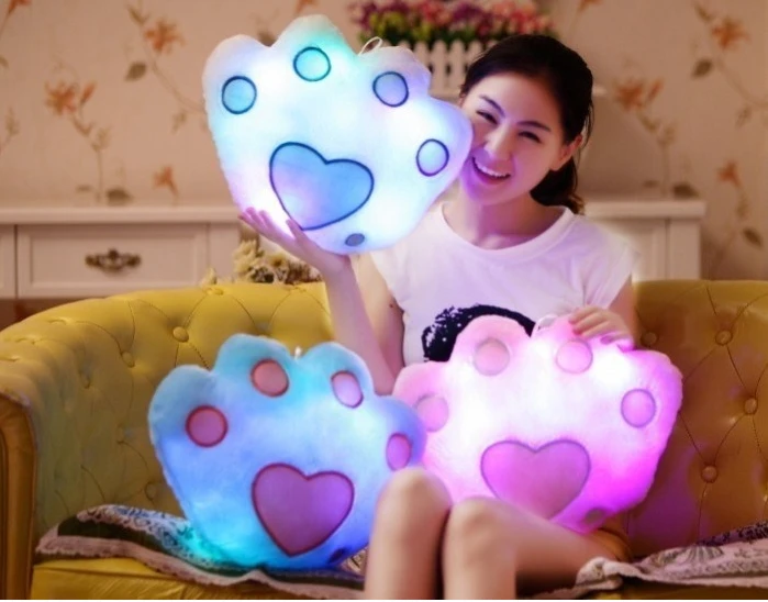 Мигающий светодиодный светильник внутри светящийся плюшевый мишка лапа ноги Craw