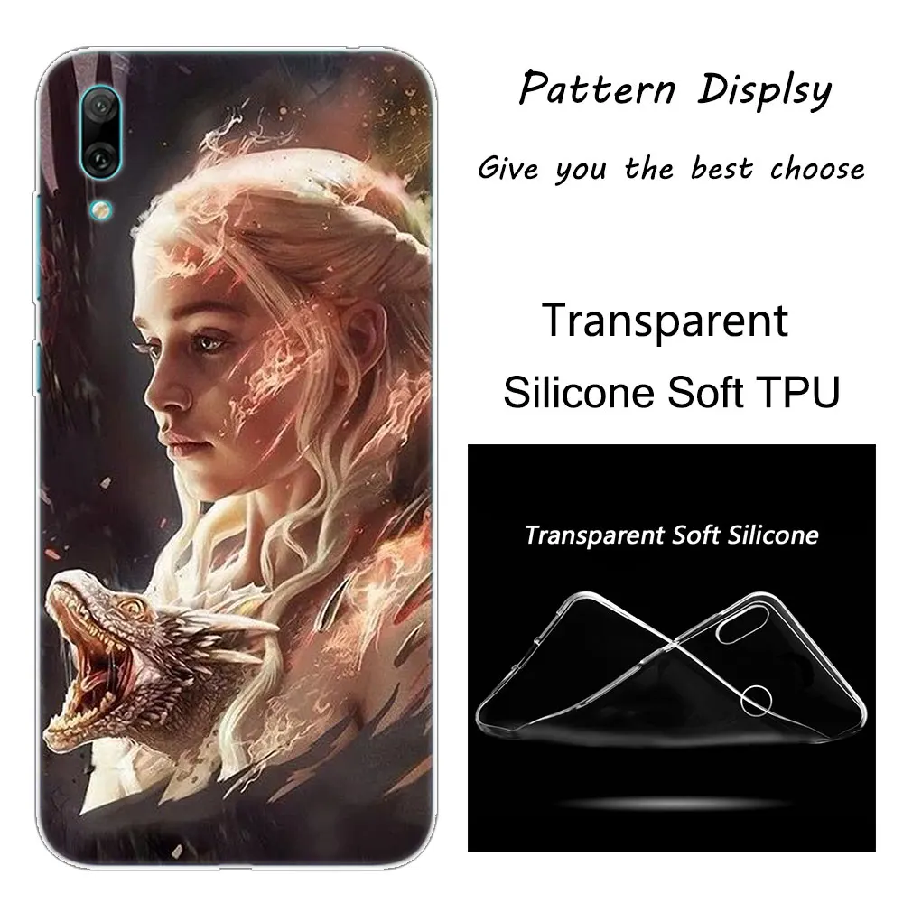 011 Горячая Распродажа силиконовый чехол для телефона daeneris Targaryen Game of Throne для huawei mate 10 20 Lite Pro Enjoy 9S Y9 Y7 Y6 Y5 Pro - Цвет: 011