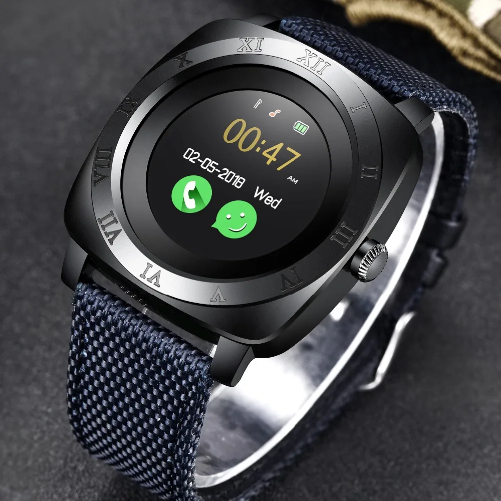 BANGWEI 2018 Новые Bluetooth умные часы для мужчин с сенсорным экраном большой аккумулятор