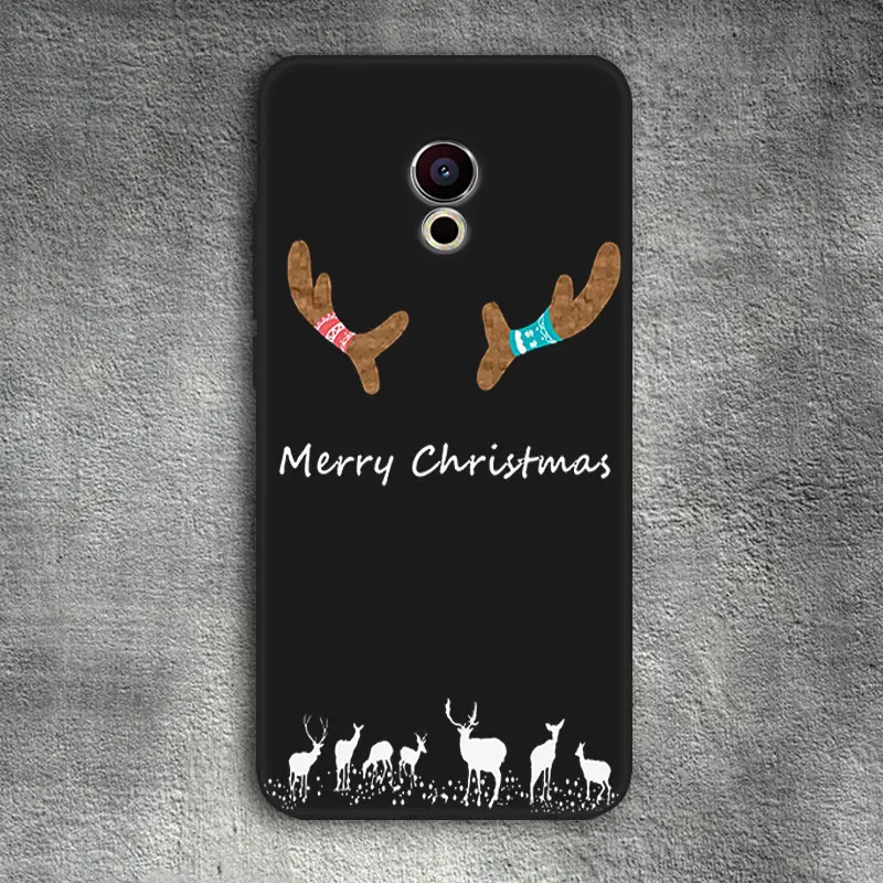 01 Яркий матовый ТПУ чехол для телефона Meizu15 Lite Plus E3 MX6 M5 M6 Note Pro 6 5 M6S мобильный чехол для телефона с рождественским рисунком для OnePlus 5T Coque - Цвет: 01