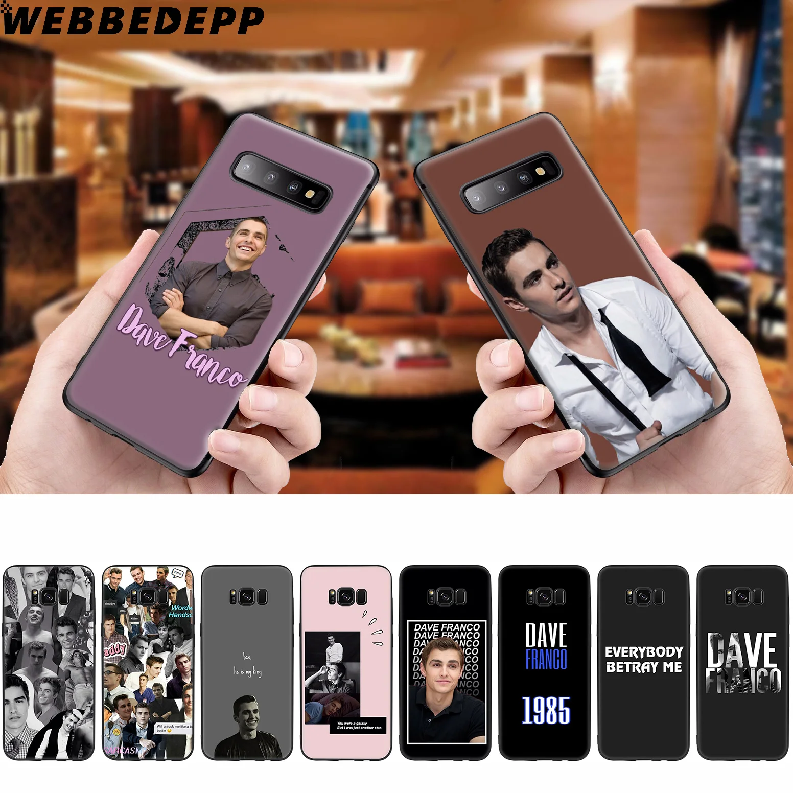 WEBBEDEPP Dave Franco Soft Case for Samsung Galaxy S10 S10e S9 S8 Plus S7 S6 Edge &amp J6 2018 Note 10 9 8 |
