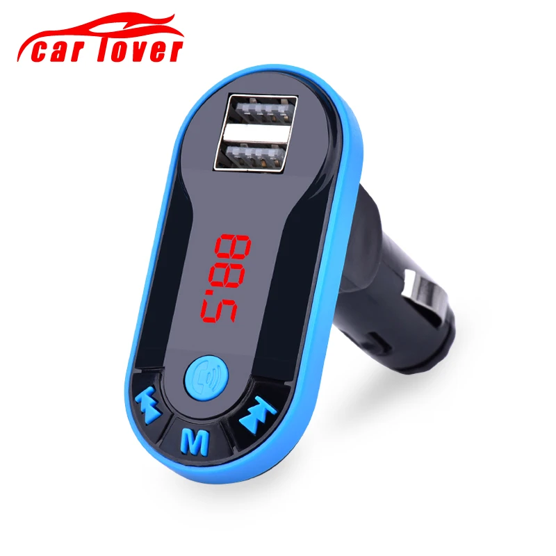 FM Transmitter Bluetooth Car Kit MP3 Player LED Dual USB 4.1A Charger Voltage Display Wireless Mp3 | Автомобили и мотоциклы
