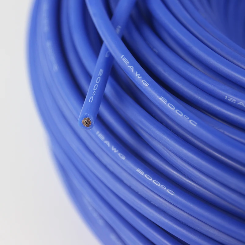 Силиконовый провод 12AWG силиконовый кабель 100 метров для двигателя модели RC Lipo