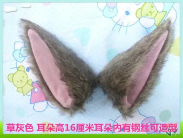 Творческий Harajuku аниме японский косплей кошачьи уши мультфильм Хэллоуин маскарад милый многоцветный мультфильм стоимость Лиса уши
