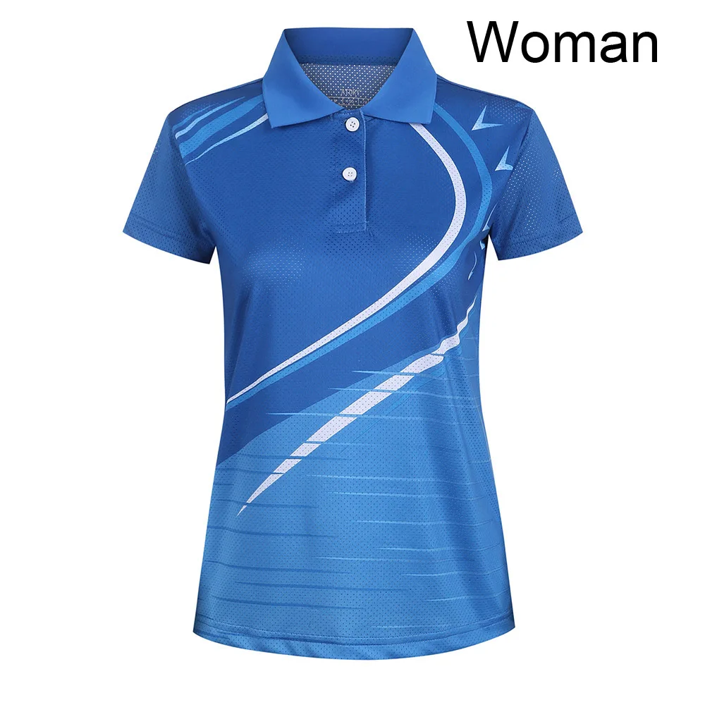 Woman 1 shirt Рубашка для бадминтона на заказ для мужчин/женщин, рубашки для настольного тенниса, Спортивная футболка для бадминтона, одежда для тенниса, сухая рубашка 5059 - Цвет: Woman 1 shirt