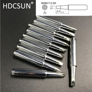 Наконечник паяльника HDCSUN 900M-T-3.2D для Saike aoyue yihua cxg 936D 936 852d + 909D 900M-T-3.2D, ремонт паяльника