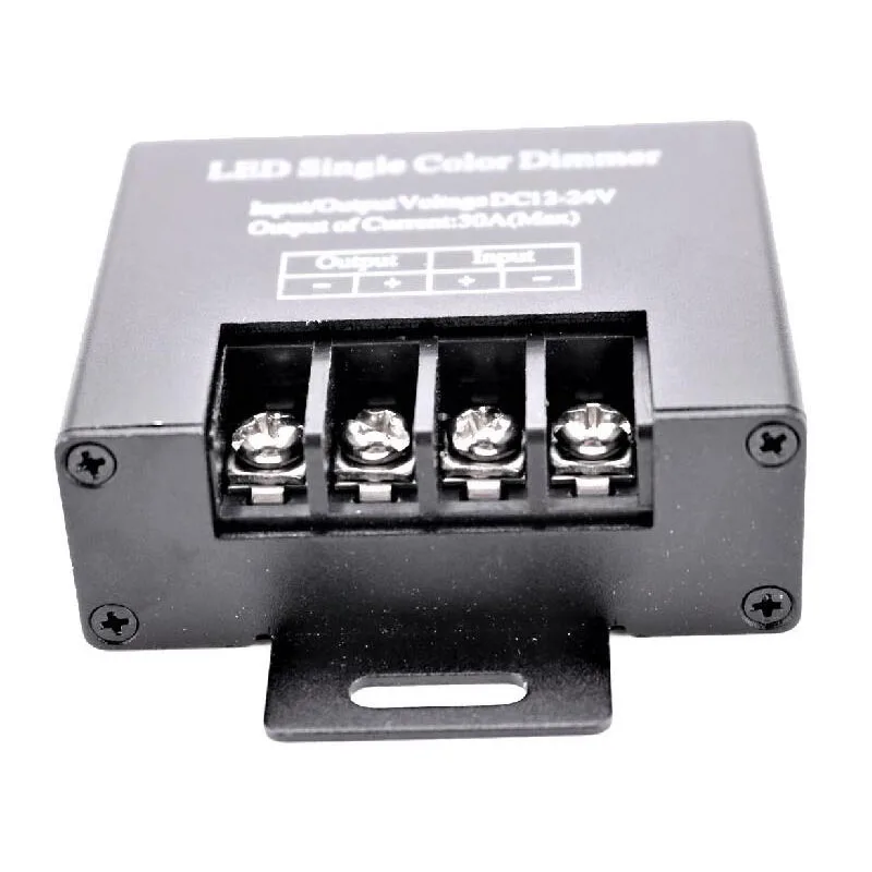 30A светодиодный диммер постоянного тока 12 V 24V один Цвет светильник полосы Яркость размер можно регулировать для 5050 5630 3014 5730 12 V Тира Светодиодная лента, освещение