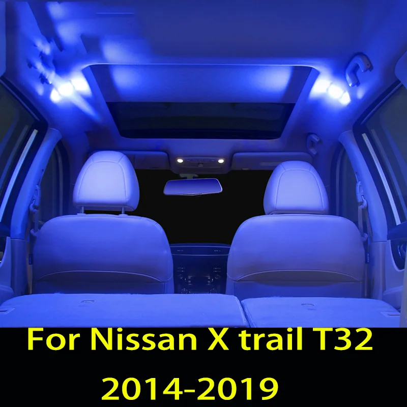 Для Nissan X trail T32 2014 2019 светодиодный светильник для чтения салона автомобиля