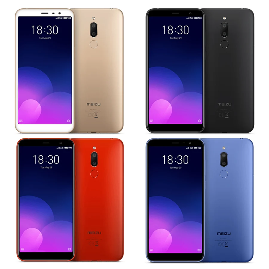 Глобальная версия Meizu M6T, 2 ГБ, 16 ГБ, четыре ядра, 5,7 дюймов, 18:9 мобильный телефон, полный экран, двойная задняя камера, 3300 мАч, отпечаток пальца, мобильный телефон