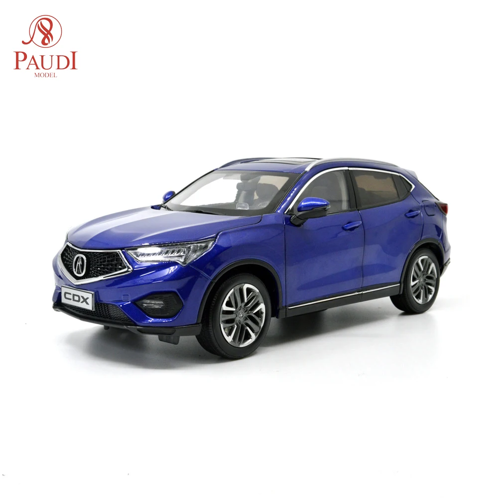 1/18 1:18 1 18 масштаб Acura CDX 2018 SUV Blue статическое моделирование литье под давлением