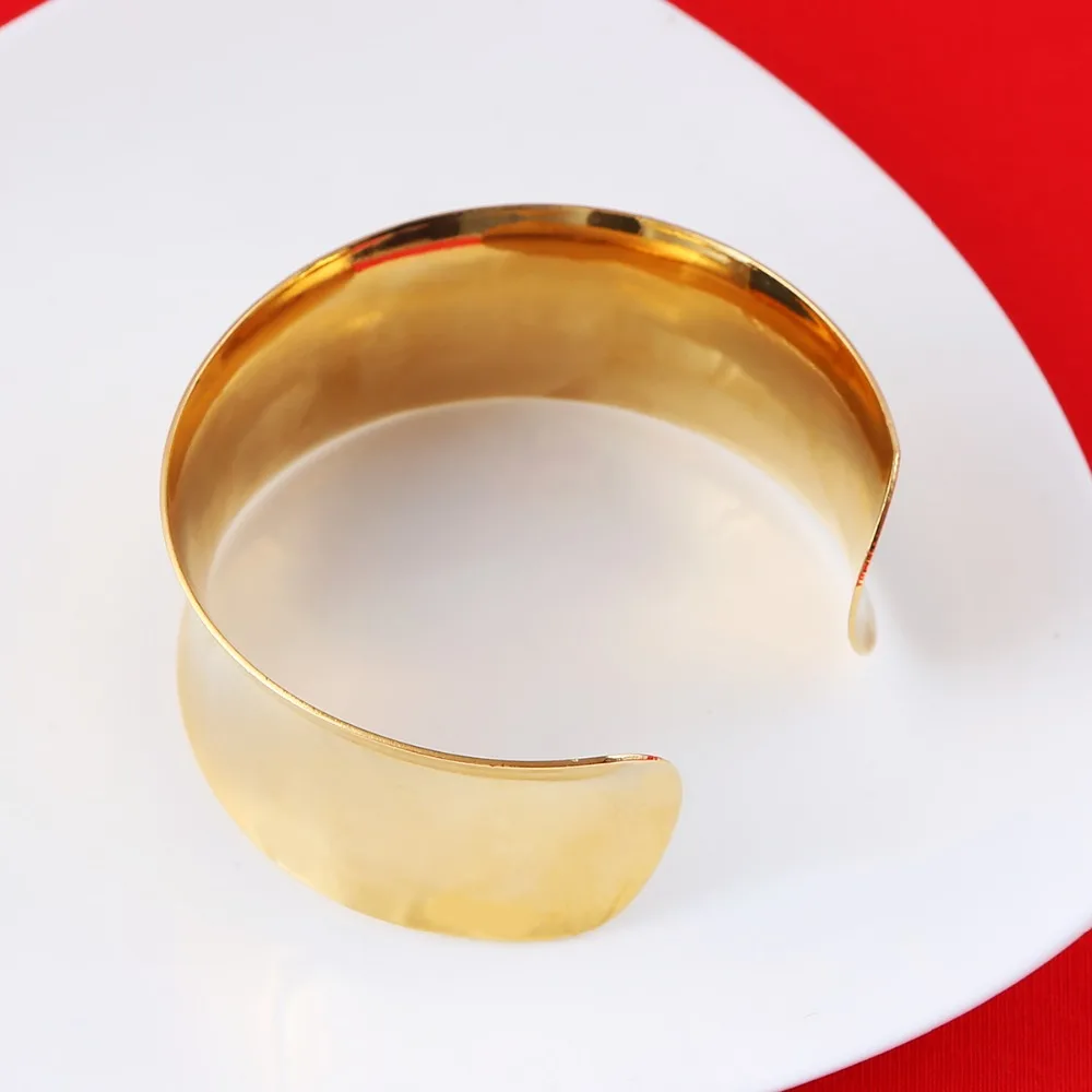 Newest Big Wide Ethiopian Bangle Gold Color Bangles&ampBracelets African Men Women Jewelry | Украшения и аксессуары