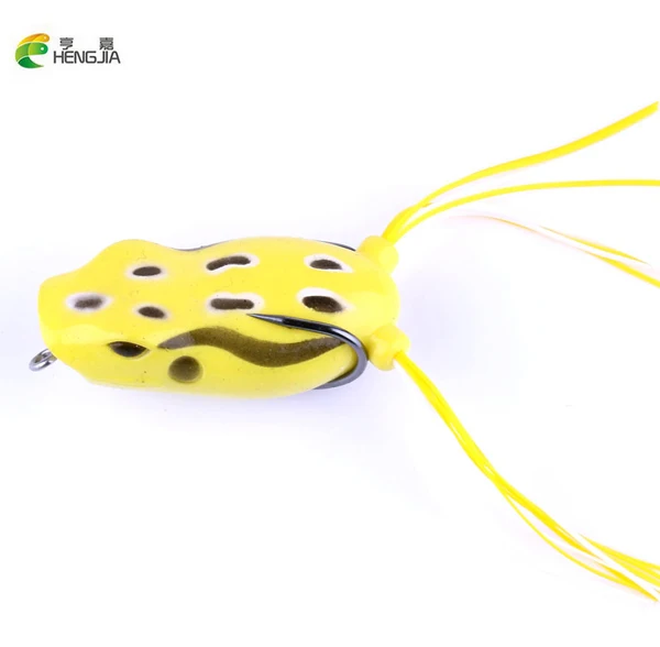 HENGJIA 5 шт Popper Frog 12 г см приманки лягушки мягкие для Snakehead бас лягушка рыбалки