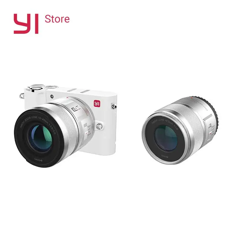 YI M1 цифровой Камера 2 объектива беззеркальных премьер зум 20MP WI FI BLE ЖК дисплей