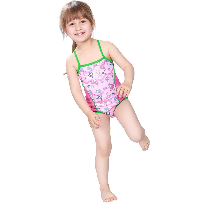 Erapinky розовый купальный жилет костюм спасательный для маленьких девочек детский