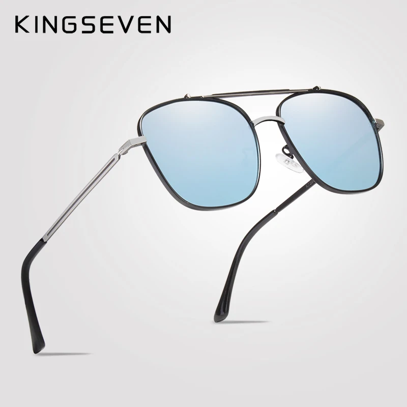 Мужские поляризованные солнцезащитные очки KINGSEVEN квадратные унисекс из