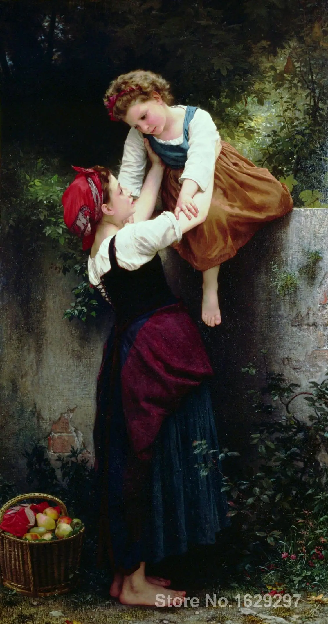 Koop Muur Art Kleine Marauding William Adolphe Bouguereau Schilderijen Handgeschilderde Hoge Kwaliteit