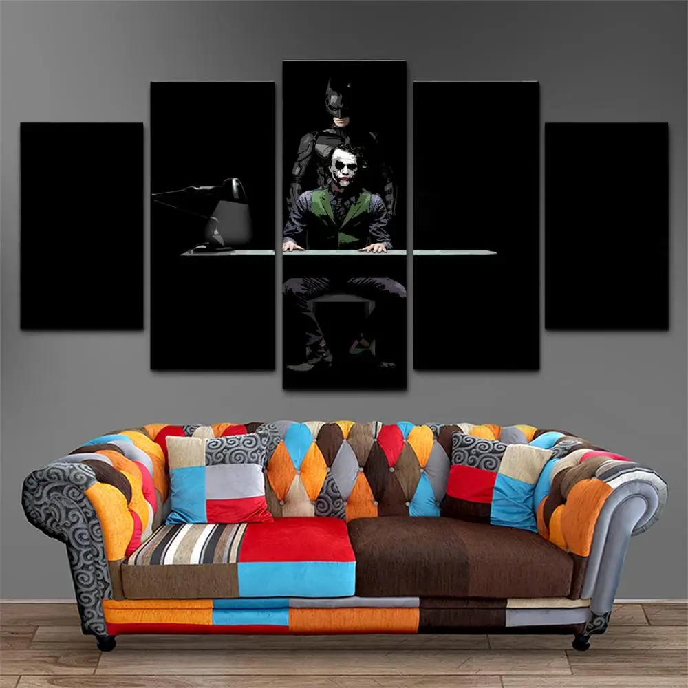 HD Печать Джокер Бэтмен Аннотация плакат Decor номер 5 шт. Картины стены Книги по