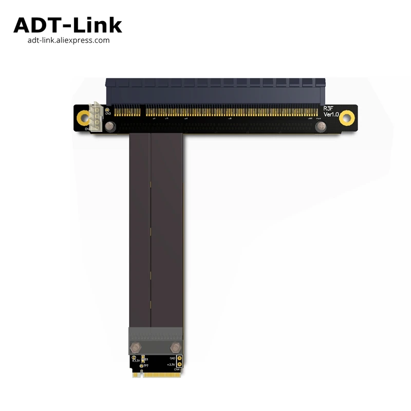 M2 M.2 NGFF NVMe M key к PCI e x16 Райзер карте Gen3.0 кабель 32G/bps Express PCIe 16x Удлинительный ключ 2230