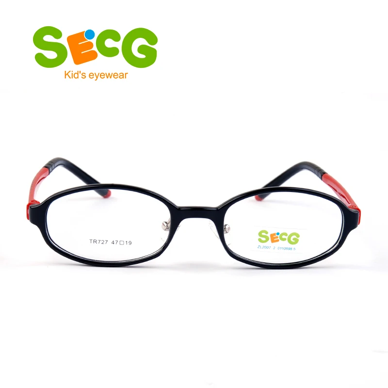 

Очки SECG круглые овальные милые для студентов и детей, оправа для очков Tr90, однотонные гибкие детские очки в клетку, очки для носа, очки по рец...