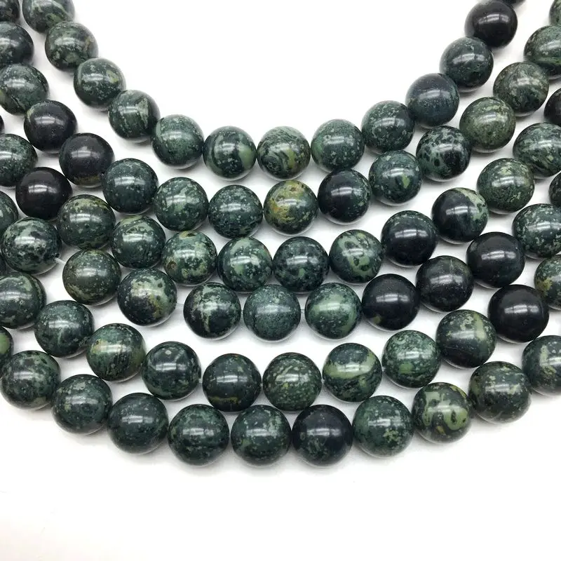 BEADATALK натуральный Rhyolite Kambaba камень бусины 6-12 мм круглые свободные разделители DIY Изготовление ювелирных изделий