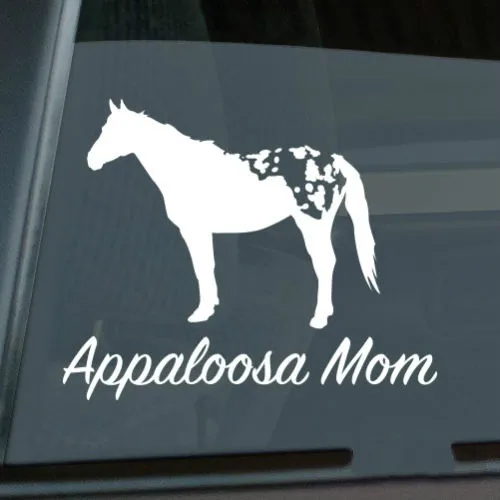 Appaloosa Mom Sticker Die Cut Vinyl Ver 3 Stock Horse window decal Size(inch): 6.25 x 5.03 | Игрушки и хобби