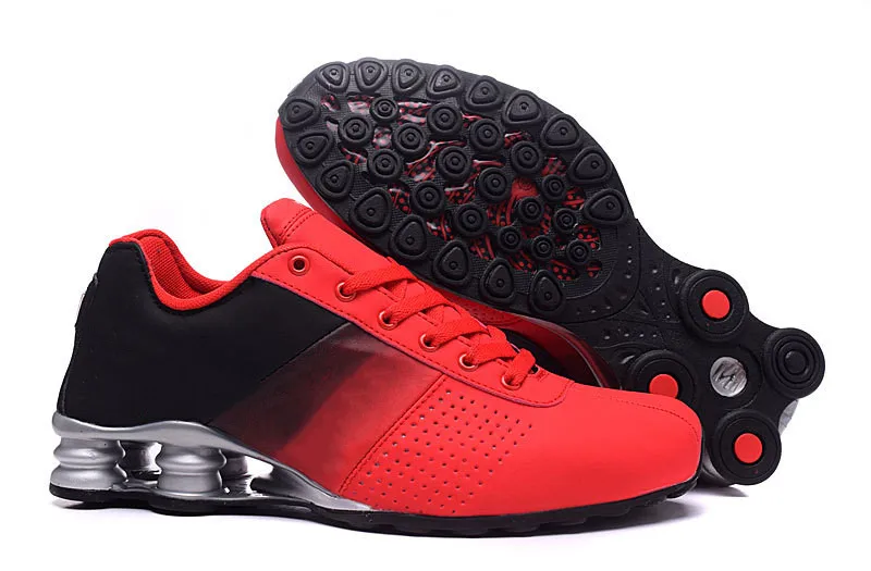 Высокое качество, новинка, Shox, 809, мужские кроссовки для бега, дешевые, известные, унций, NZ, мужские кроссовки, черные, белые, синие, увеличивающие воздух - Цвет: MEN 15