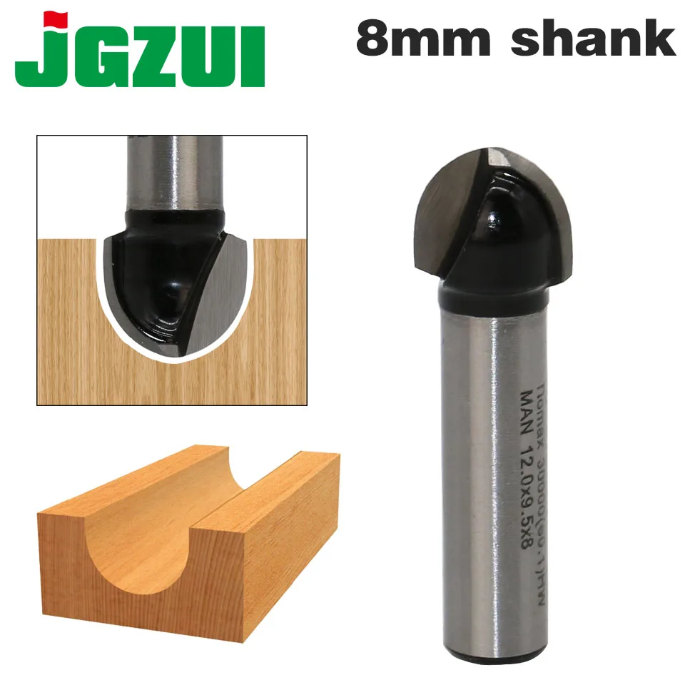 

1pcs 8mm Shank Double Edging Router Bits for wood cove box bit Tungsten Carbide Woodworking endmill miiling cutter