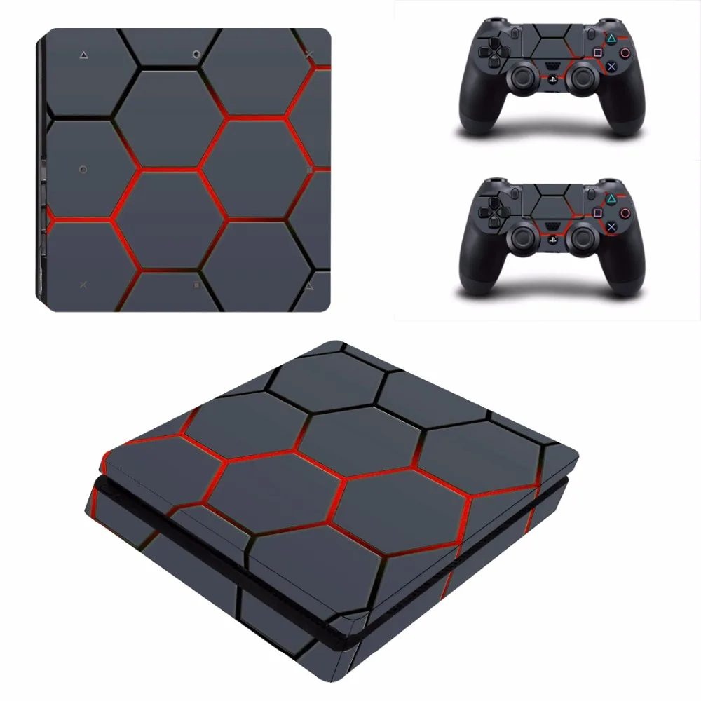 ARRKEO Зеленая Сетка виниловая наклейка PS4 тонкая Наклейка защитная для PlayStation 4