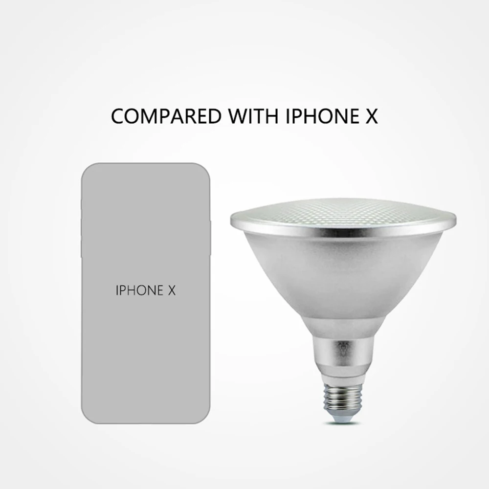 IP65 15 Вт Par38 светодиодная лампа, теплый белый свет, холодный белый свет Светодиодный точечный светильник Открытый Светодиодный Lampad AC110V 120V 220V E27 Водонепроницаемый Точечный светильник лампочка