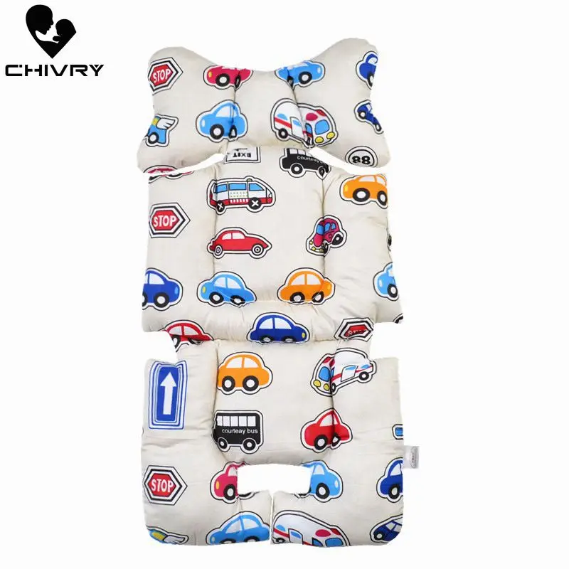 Подушка для детской коляски чехол на сиденье подгузник с мультяшным фламинго