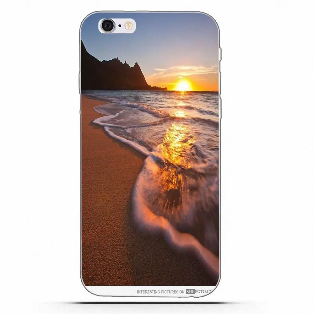Пляжное море лучший друг Bff мягкий TPU мобильный чехол для Apple iPhone 4 4S 5 5C 5S SE 6 6S 7 8 Plus X