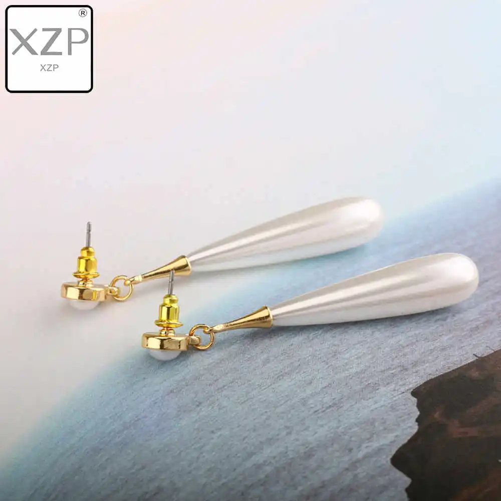 Stud Earring XZP Кафф для ушей золотые жемчужные бисерные клипсы без пирсинга для женщин модные ювелирные изделия серьги манжеты крючок без пирсинга без отверстия - Окраска металла: Stud Earring