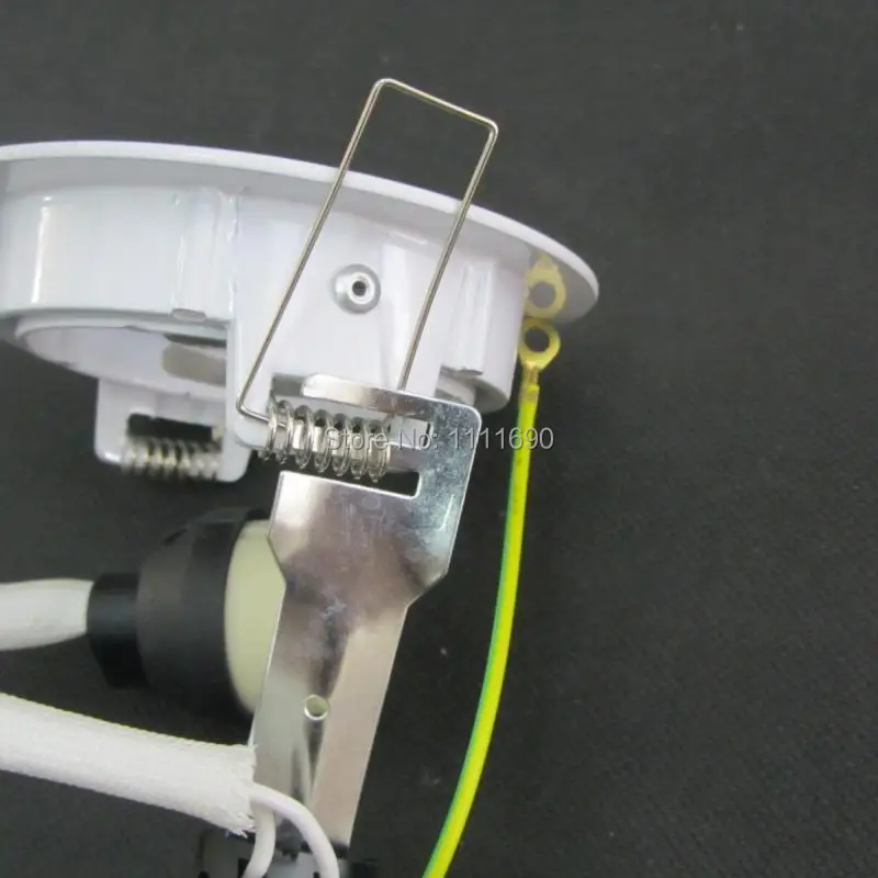 Белый круглый фитинг Gu10 светодиодный потолочный светильник встраиваемый с