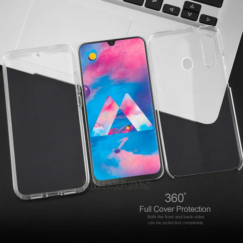 Двойной силиконовый чехол для Samsung Galaxy A10 A20 A30 A40 A50 A60 A70 M10 M20 M30 S10e S9 S8 Plus J4 J6 J8 A6 A8 A9
