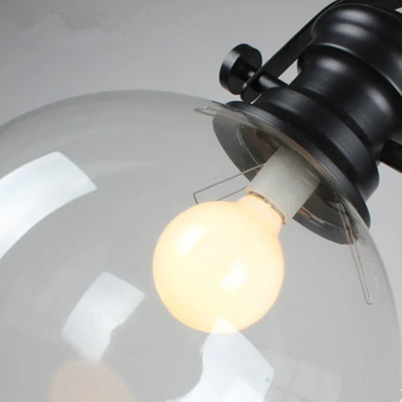 Американская деревня простой прозрачный подвесной светильник в винтажном стиле