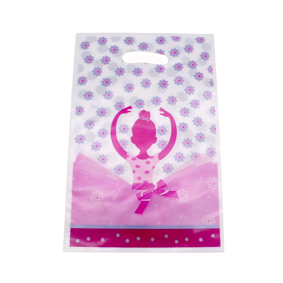 12 шт. балетная тематика для девочек праздничная пластиковая подарочная сумка с