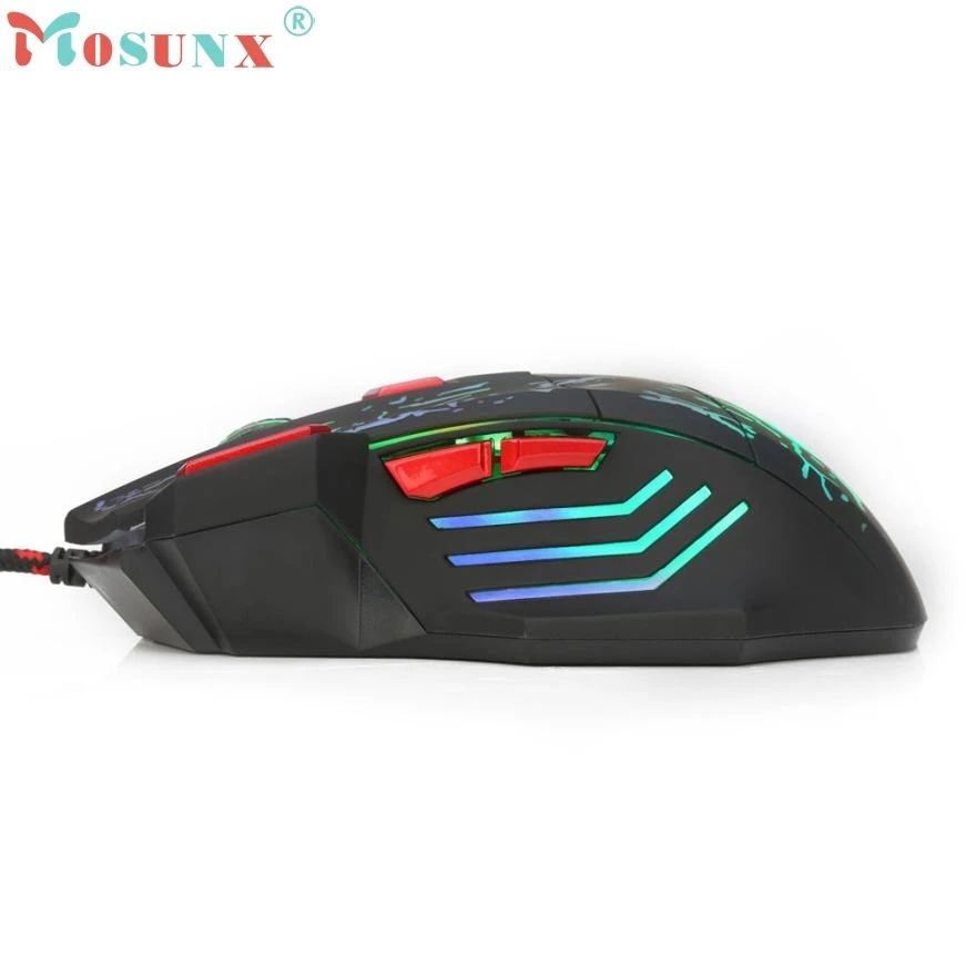 Мышь Raton профессиональная 7 кнопок 5500DPI USB Оптическая Проводная игровая мышь