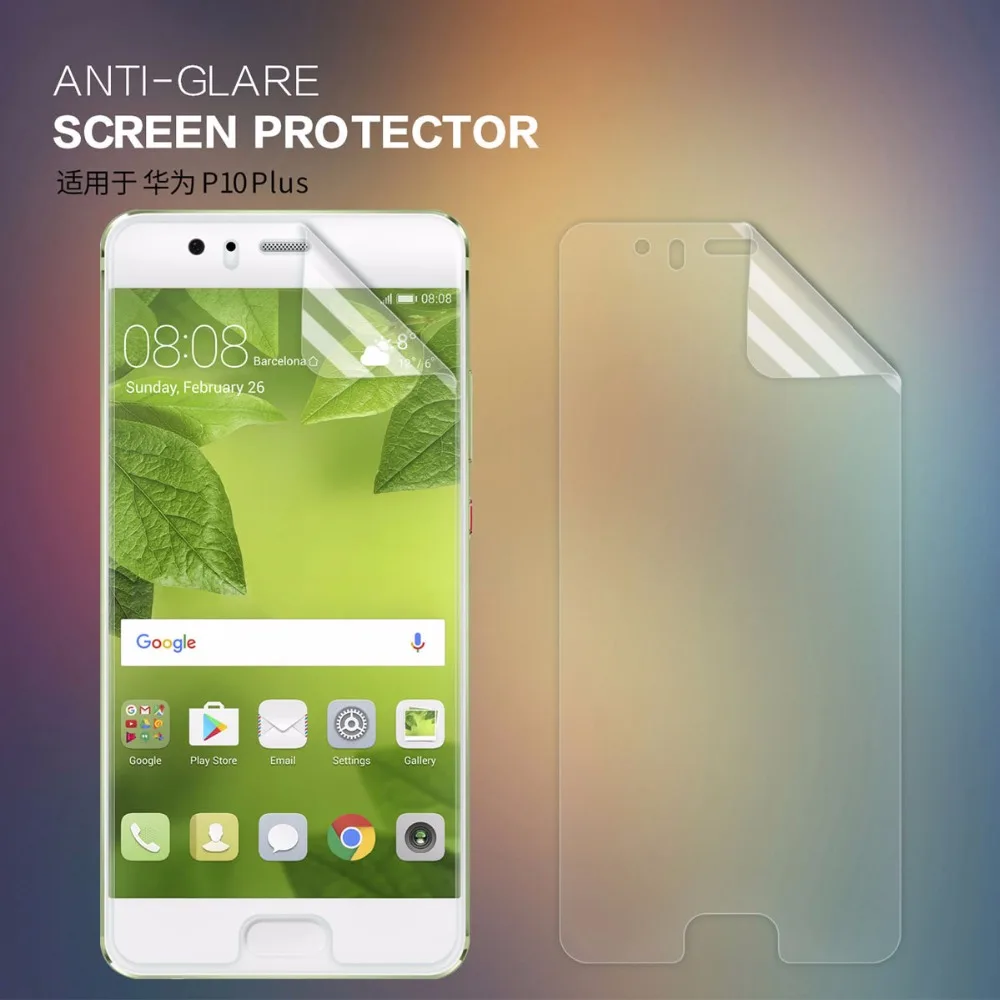 2 шт./партия huawei P10/P10 Plus Защитная пленка NILLKIN с антибликовым покрытием матовая защитная пленка в розницу посылка