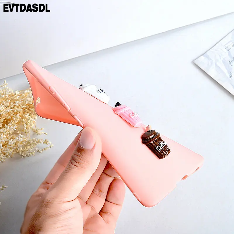 Candy Color Matte Case For Oneplus 6 5 5T Soft Silicone 3D Coffee Milk Cover T A5000 A6000 Sweet Covers |