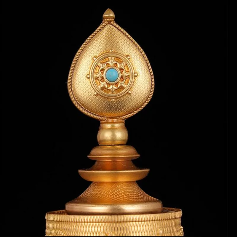 Tibetan Buddhist Supplies Eight Auspicious Solid Copper Manzanar Tray Home Putting Decorations | Дом и сад