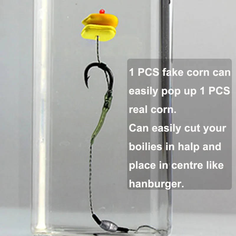 20 шт. приманка для ловли карпа поп кукуруза милый запах желтая плавающая