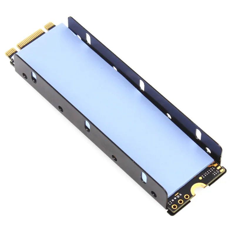 JEYI охлаждающий военный корабль вентилятор NVME NGFF M.2 радиатор 2280 ssd металлический лист теплопроводность Кремниевая пластина охлаждающий вентилятор Радиатор