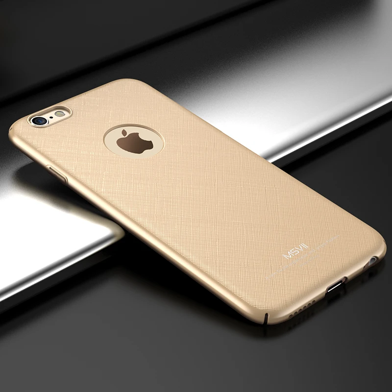 Модный нескользящий жесткий пластиковый чехол с крестиком для iPhone 6 6s Plus матовый